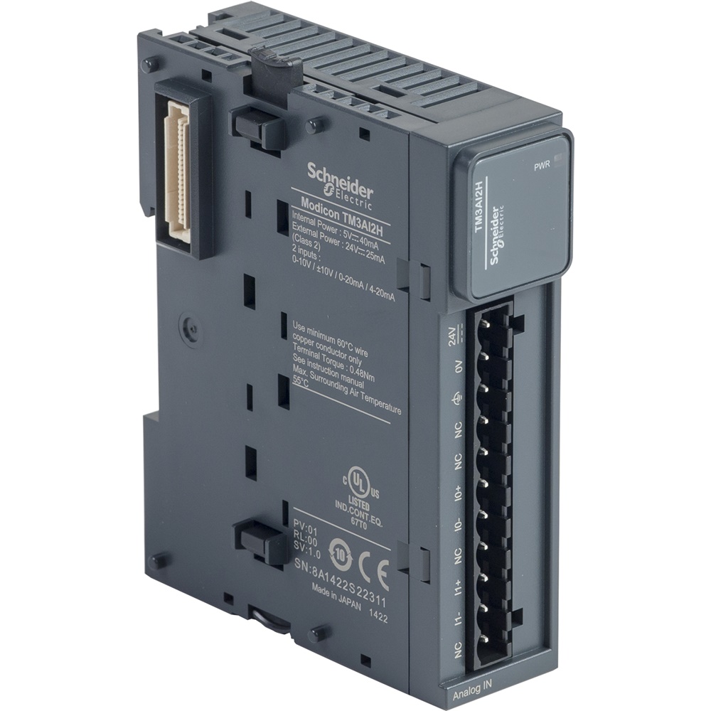 Modulo 2 ingressi analogici alta risoluzione TM3