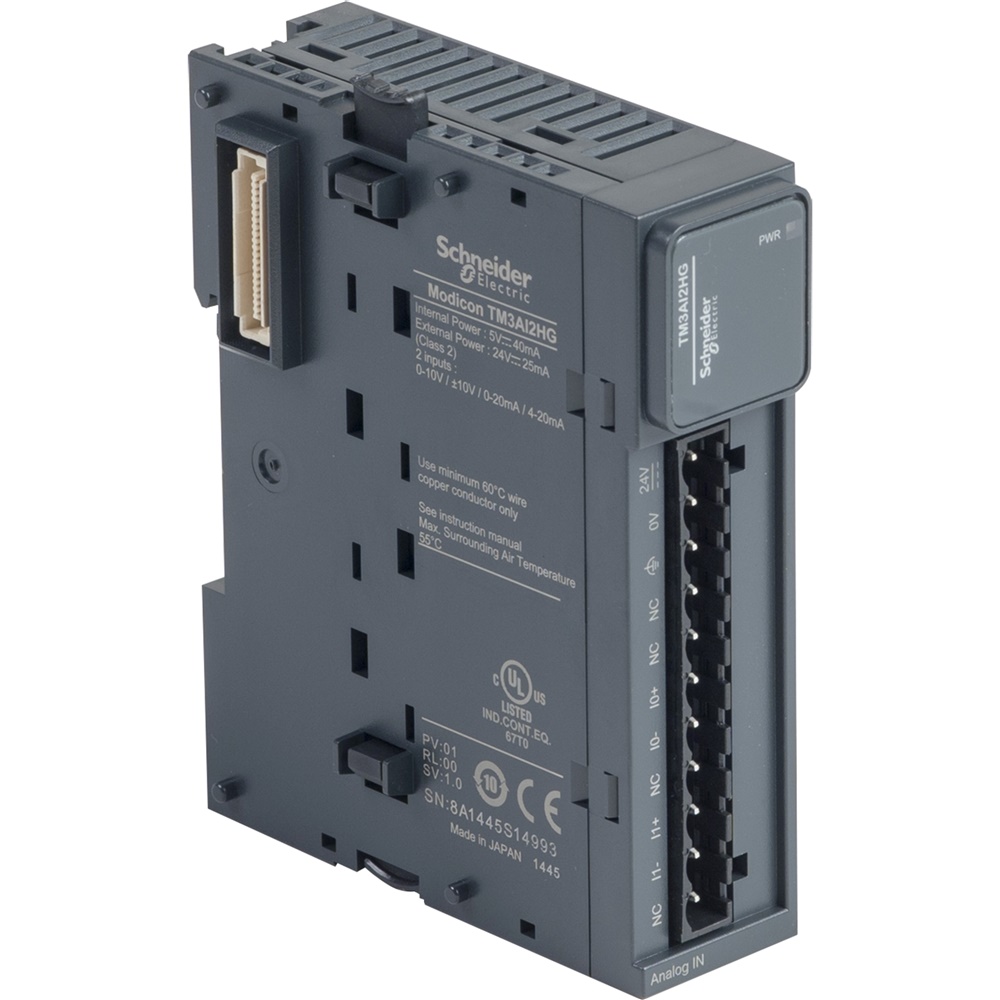 Modulo 2 ingressi analogici alta risoluzione molla TM3