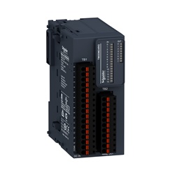 Modulo 24 I/O relè molla TM3