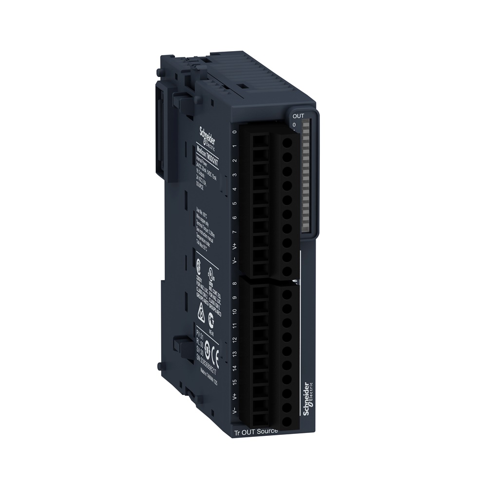 Modulo 16 uscite transistor PNP TM3