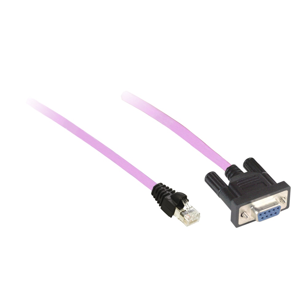 Cavo preassemblato CANopen -per bus CANopen - 0,5 m - 1 RJ45, 1 fem. SUB-D 9
