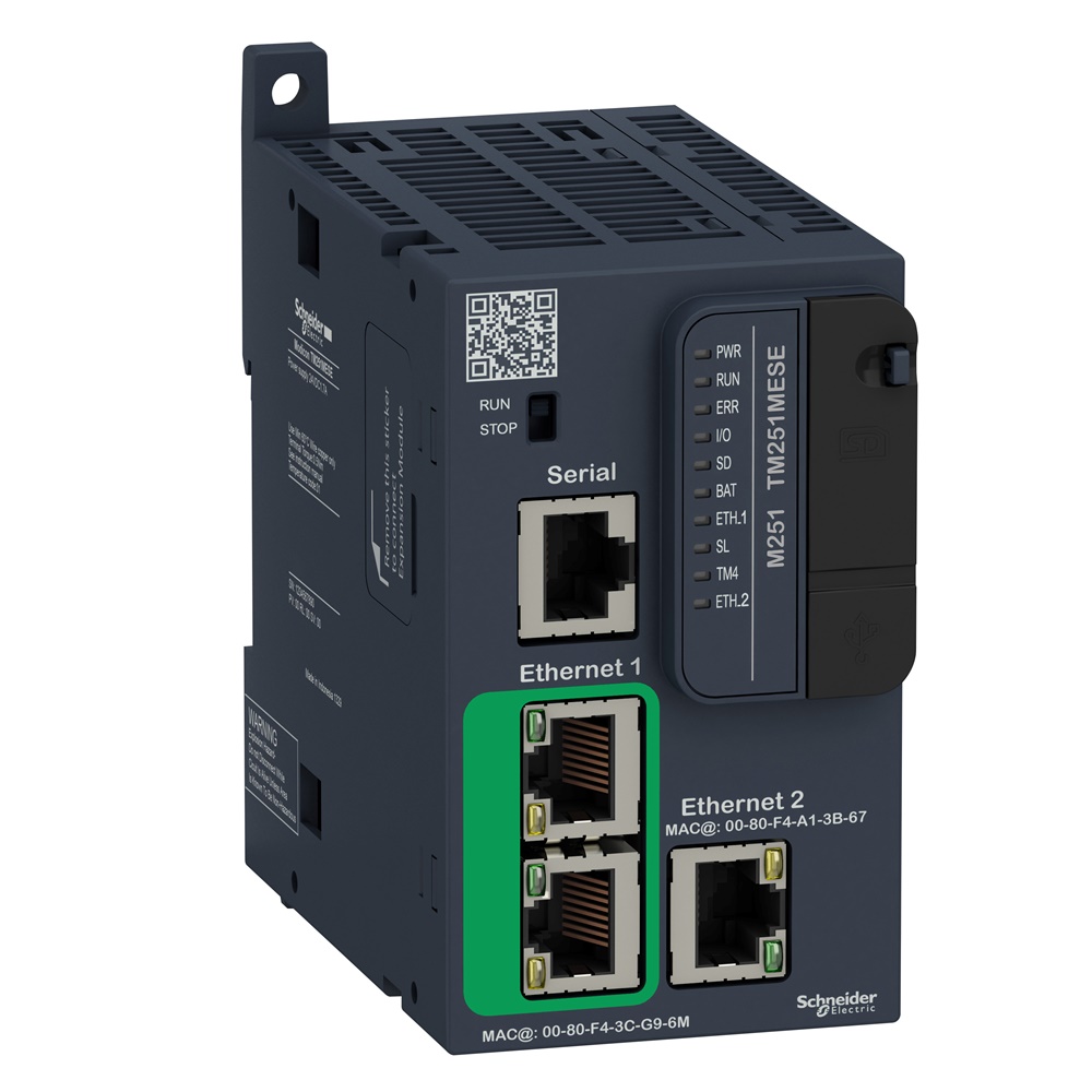 Controllore 7 moduli espansione 14 remoti 2xEthernet M251
