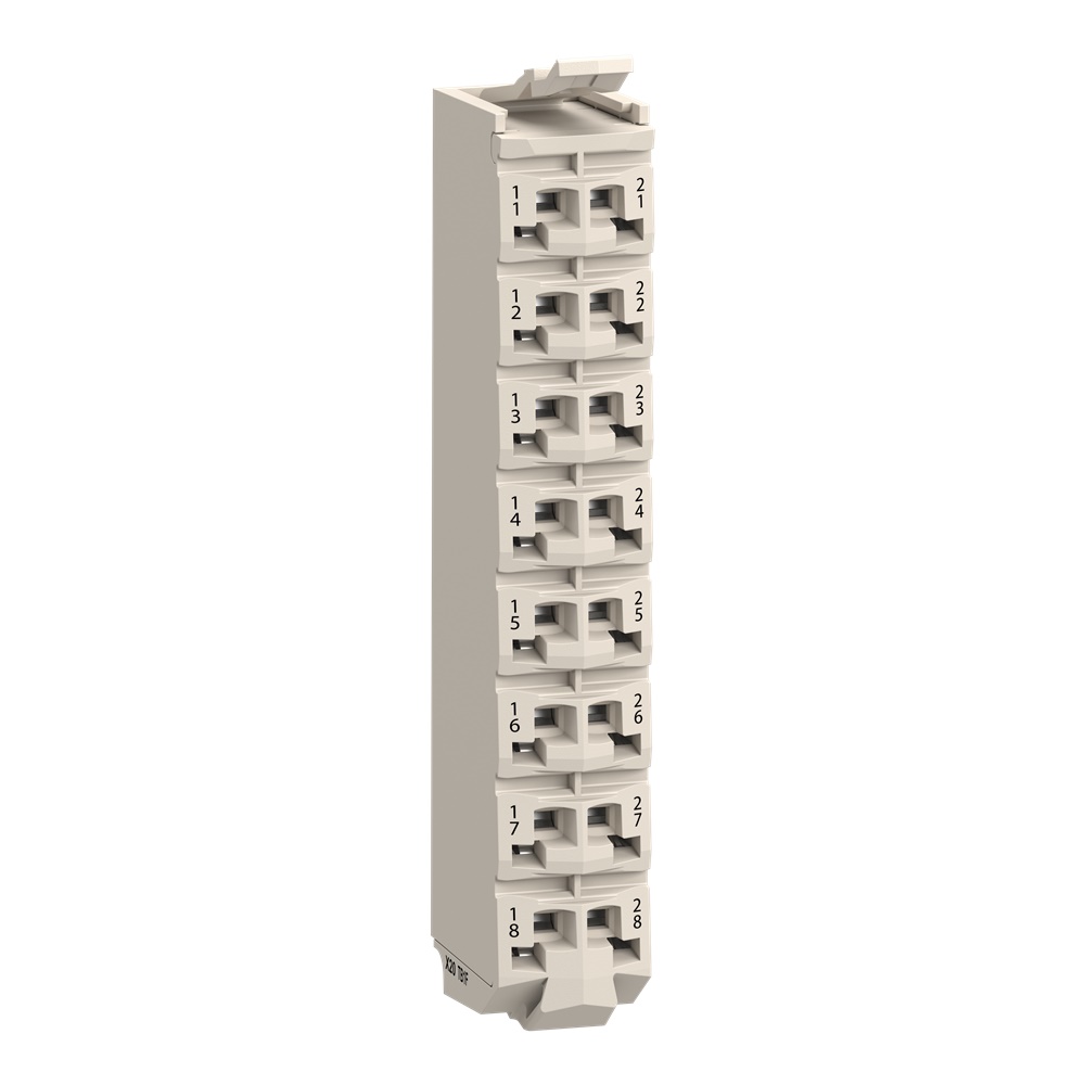 Morsettiera - 16 contatti - bianco - 1 pz