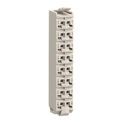 Morsettiera - 16 contatti - bianco - 1 pz