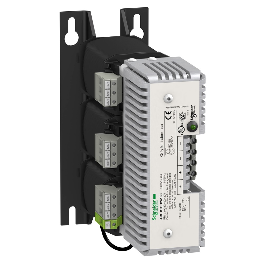 Alimentatore da pannello e guida DIN Schneider Electric, 240W, 24V cc max, 10A