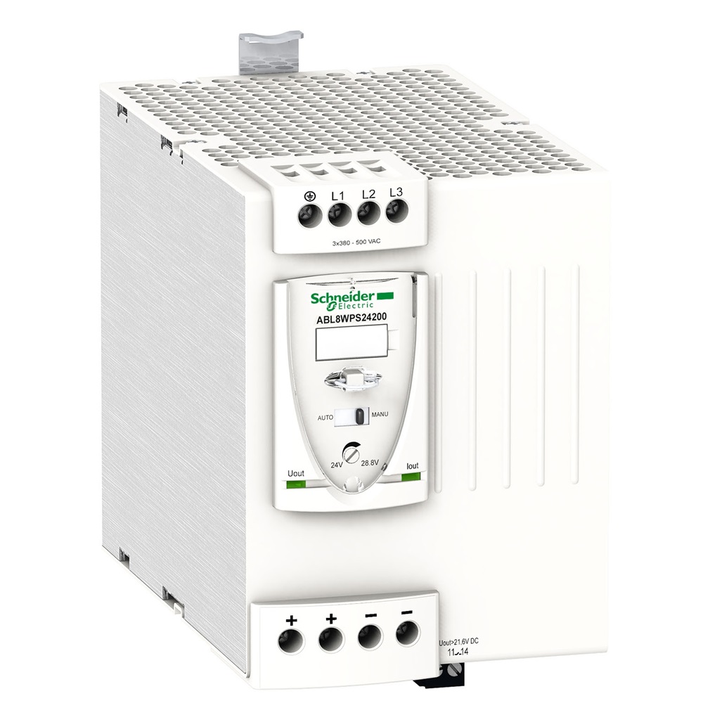 Alimentatore con commutazione regolata - Trifase - 400 V CA - 24 V - 20 A
