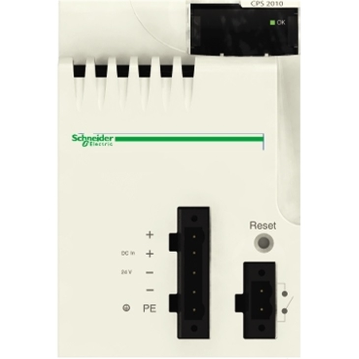 Alimentatore PLC Schneider Electric BMXCPS2010, 24 V c.c., uscita 24V cc, 2,5 A, 16.8W