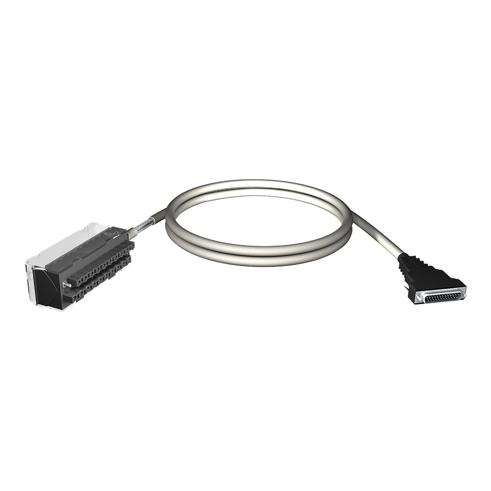 Set cablaggio - connettore 20 vie - Conn. SUB-D25 - Per M340 I/O - 1,5 m