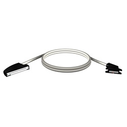 Set cablaggio - connettore 40 vie - 2 conn. HE10 - Per M340 I/O - 1 m