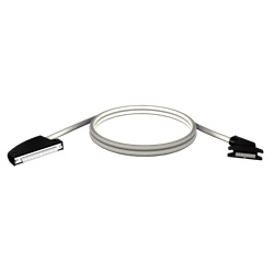 Set cablaggio - connettore 40 vie - 2 conn. HE10 - Per M340 I/O - 3 m