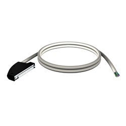 Set cablaggio - connettore 40 vie - fili liberi su 1 estr. - Per M340 I/O - 3 m