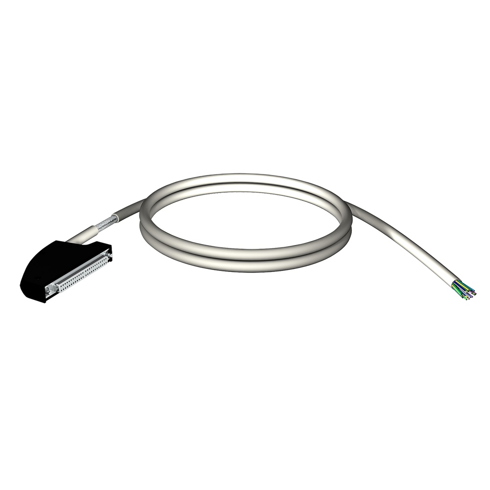 Set cablaggio - connettore 40 vie - fili liberi su 1 estr. - Per M340 I/O - 3 m