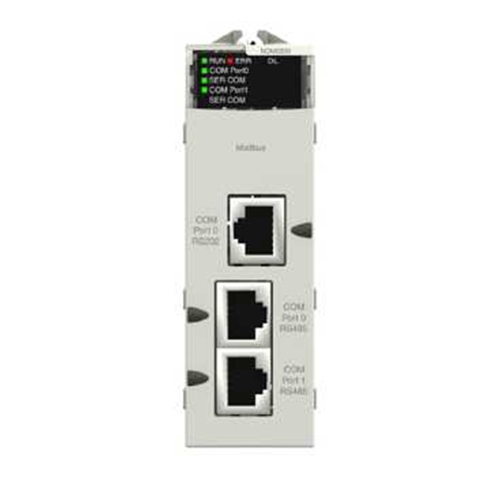 Modulo collegamento seriale con 2 porte RS-485/232 mod. Modbus e Character