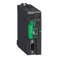 Processore M340 max 1024 I/O digitali 256 analogici CANopen harsh