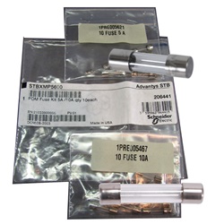 Modicon STB - Kit con fusibili PDM mont. - Per modulo I/O - 5 fusibili - 10 A