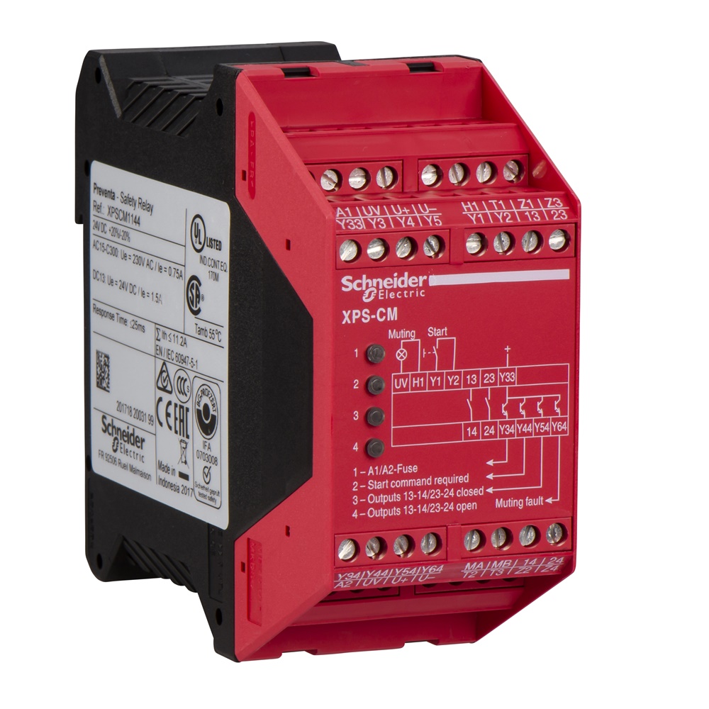 Modulo XPS-CM - Controllo 4 sensori fotoelettrici - 24 V CC