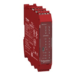 Modulo configurabile modulare di sicurezza 8DI 2DO m.vite