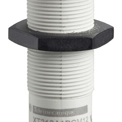 Sensore capacitivo prossimità M18 plastica Sn 8mm 12-24V DC NO/NC PNP per rilevamento oggetti isolati e conduttivi