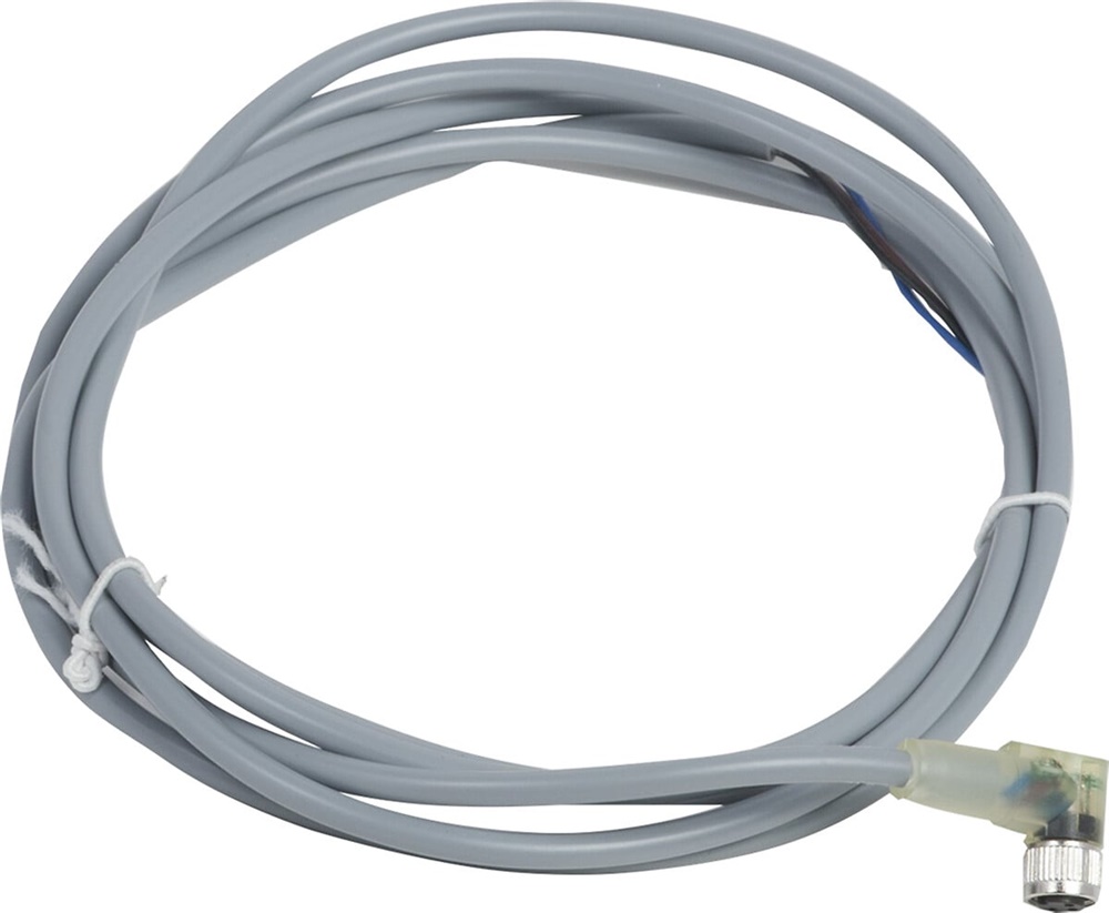 PVC FEMM M8 3 PIN PNP LED 90G