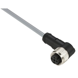 PVC FEMM M12 4 PIN 90G