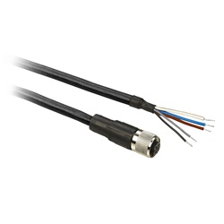 CAVO M12 - 5 PINS - 2M - PUR - STRA