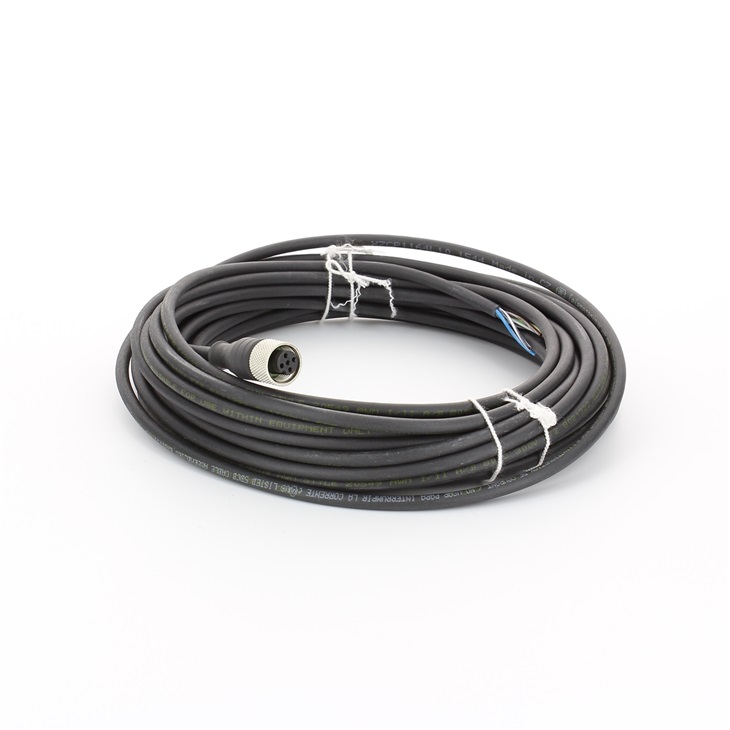 Connettore con cavo lungo 10m femmina M12 a 5 pin 