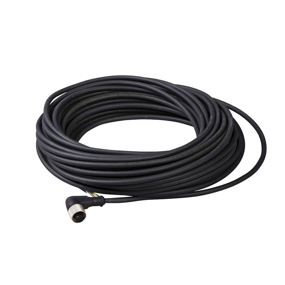 CONN M12 FEMM 90 5POLI 15M