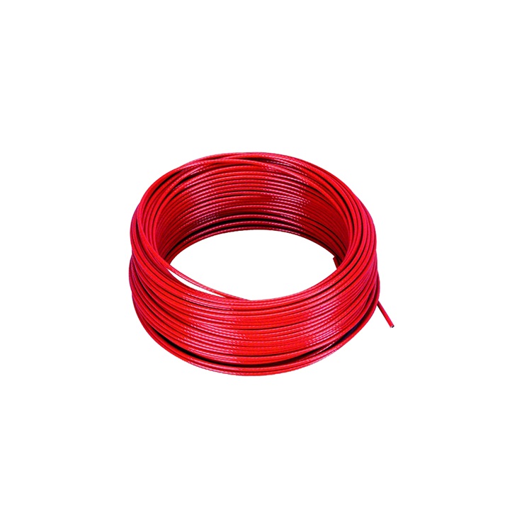 Cavo galvanizzato rosso, Ø 3,2mm, L 25,5m, per XY2C.