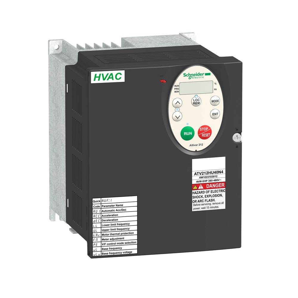 Variatore di velocità ATV212 - 3 kW - 480 V - trifase - EMC - IP21