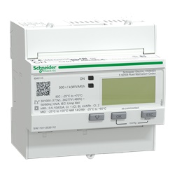 Contatore energia trifase iEM3115 PowerLogic 63A inserzione diretta 2 ingressi digitali multi-tariffa MID
