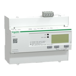 Contatore energia trifase 3P+N inserzione diretta 125A con comunicazione Modbus per monitoraggio energetico industriale