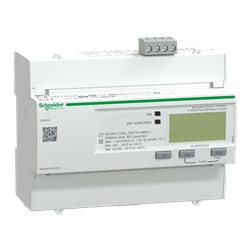 Contatore energia trifase 3P+N 125A inserzione diretta Modbus MID per gestione energia industriale