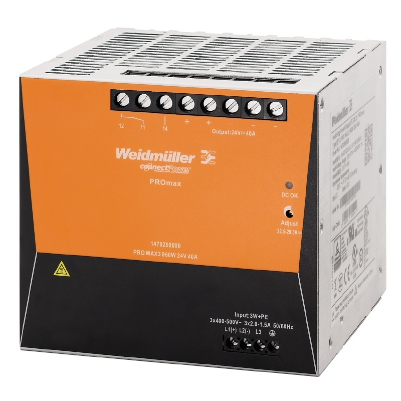 Alimentatore Weidmuller Pro Max3 960W 24V 40A 