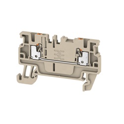 Morsettiera passante PUSH IN 1,5 mm² 500 V 17,5 A 2 collegamenti per impianti elettrici affidabili