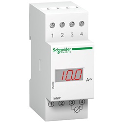 Amperometro digitale modulare AMP - 230 V - Inserzione con TA 5-5000 A