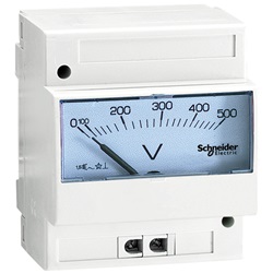 Volmetro analogico iVLT - da 0 a 500 V - da guida DIN