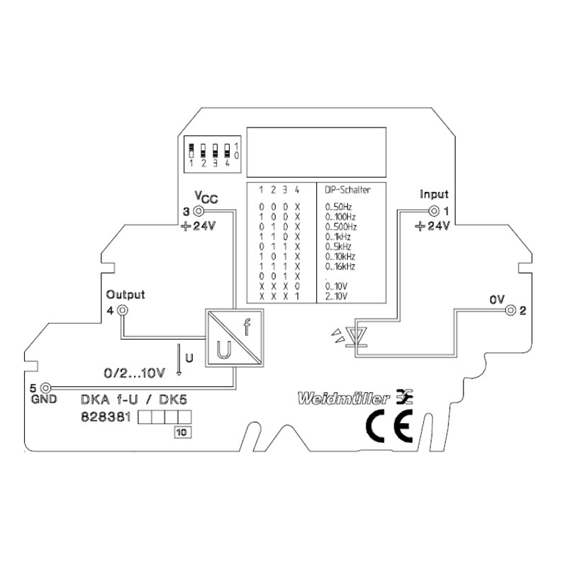 DK F-U DK5 0-16KHZ 24V