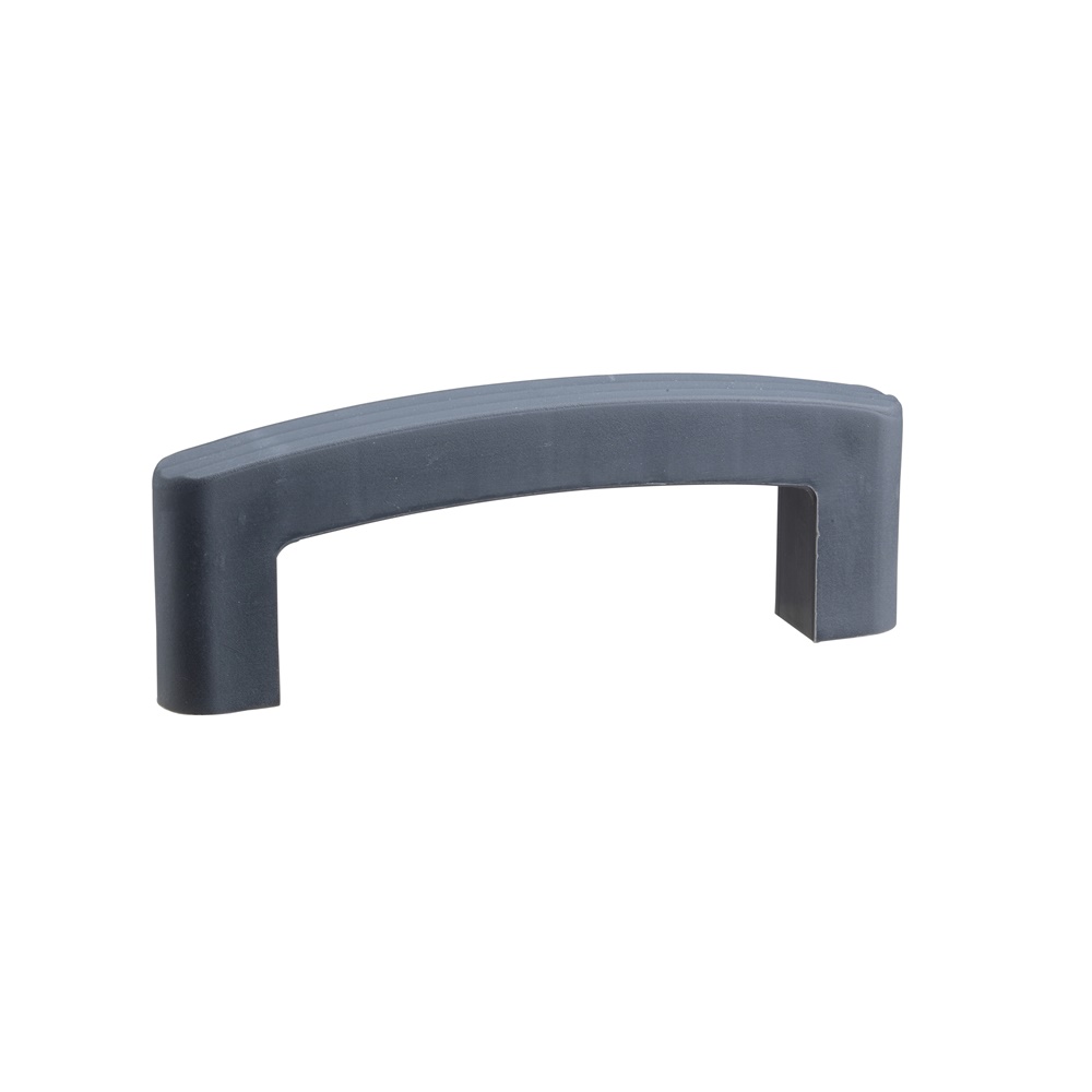 Maniglia plastica 3U grigio scuro 7011 per vassoio telescopico 19 con fissaggi