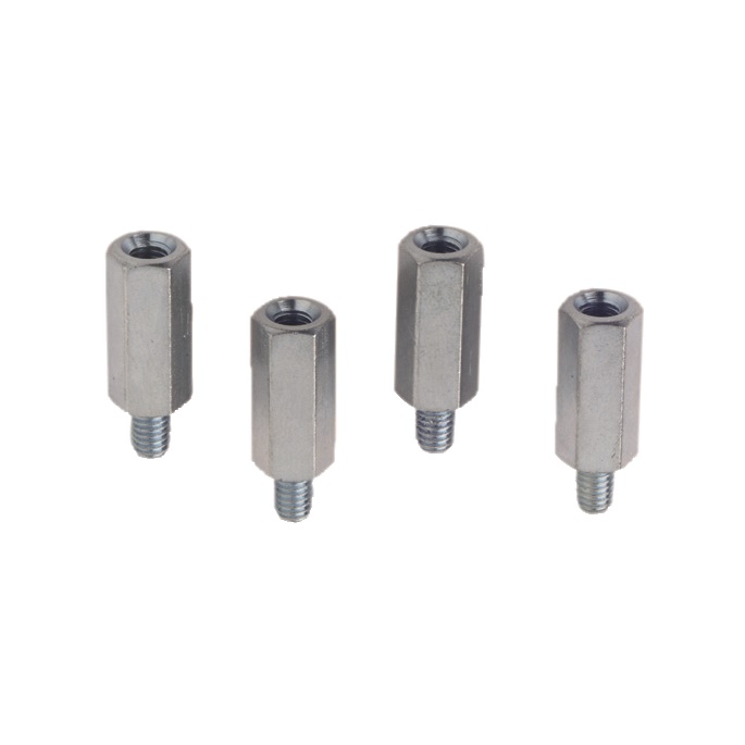 Distanziatori esagonali M6 zincati H20mm per ventilazione elevatore piastra tetto set 4 pezzi