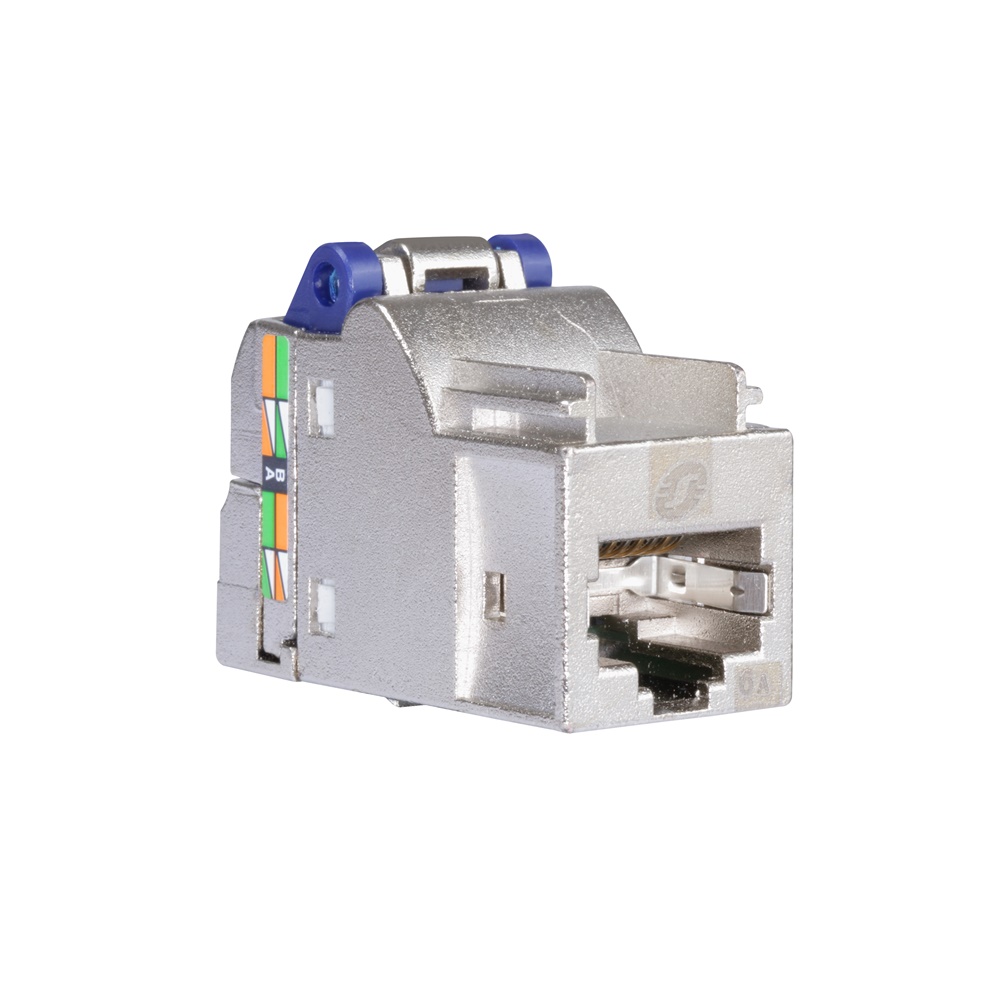 Connettore RJ45 Cat6a schermato S-ONE Actassi per cablaggio strutturato data center e edifici