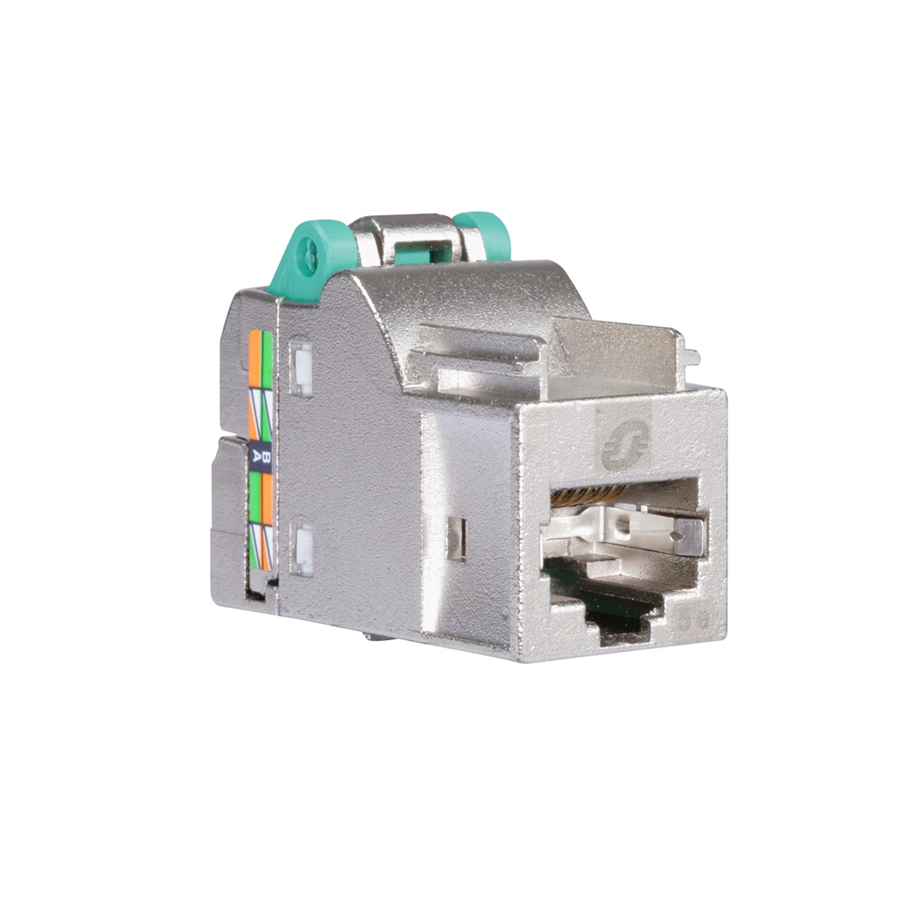 Connettore RJ45 Cat5e schermato FTP S-ONE per cablaggio strutturato data center e edifici