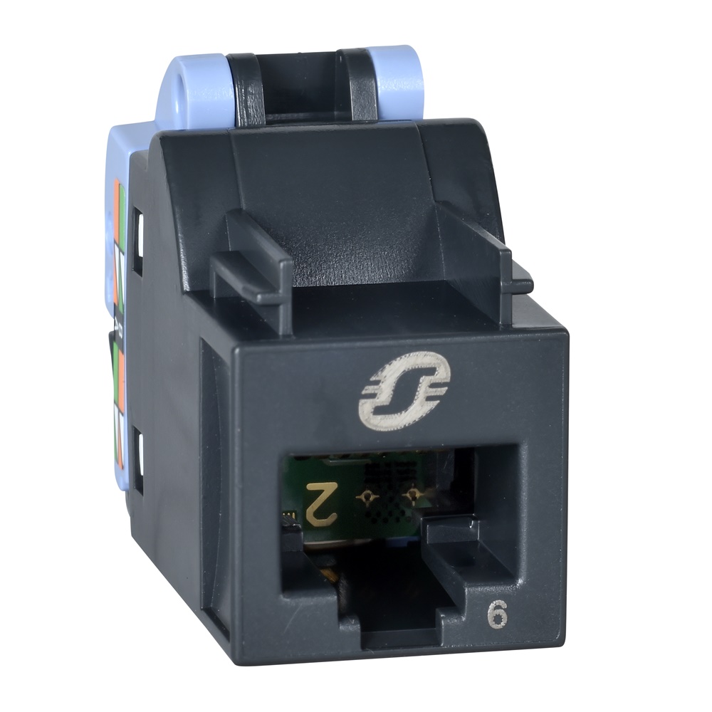 Connettore RJ45 Actassi S-One Cat6 UTP monopezzo installazione rapida cablaggio strutturato