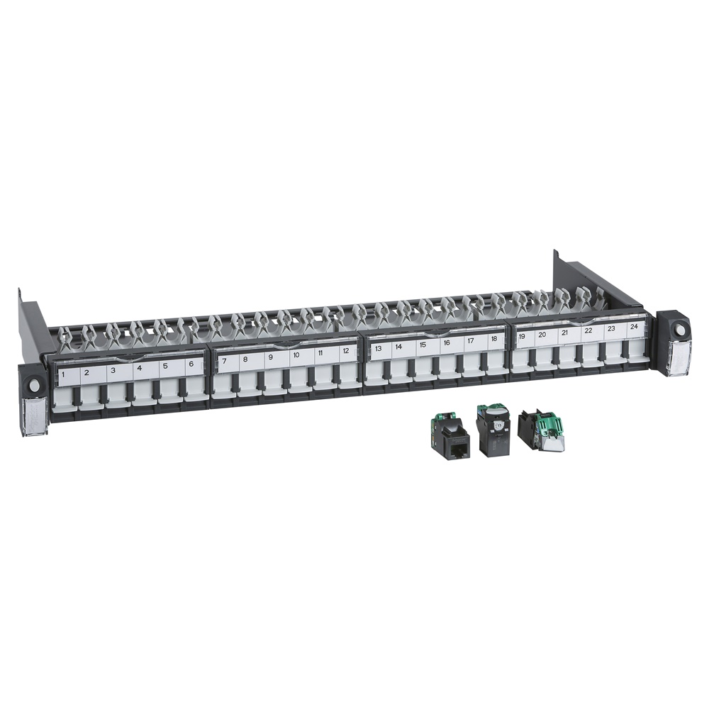 Actassi 19 con 24 RJ45 S-One cat.5e UTP