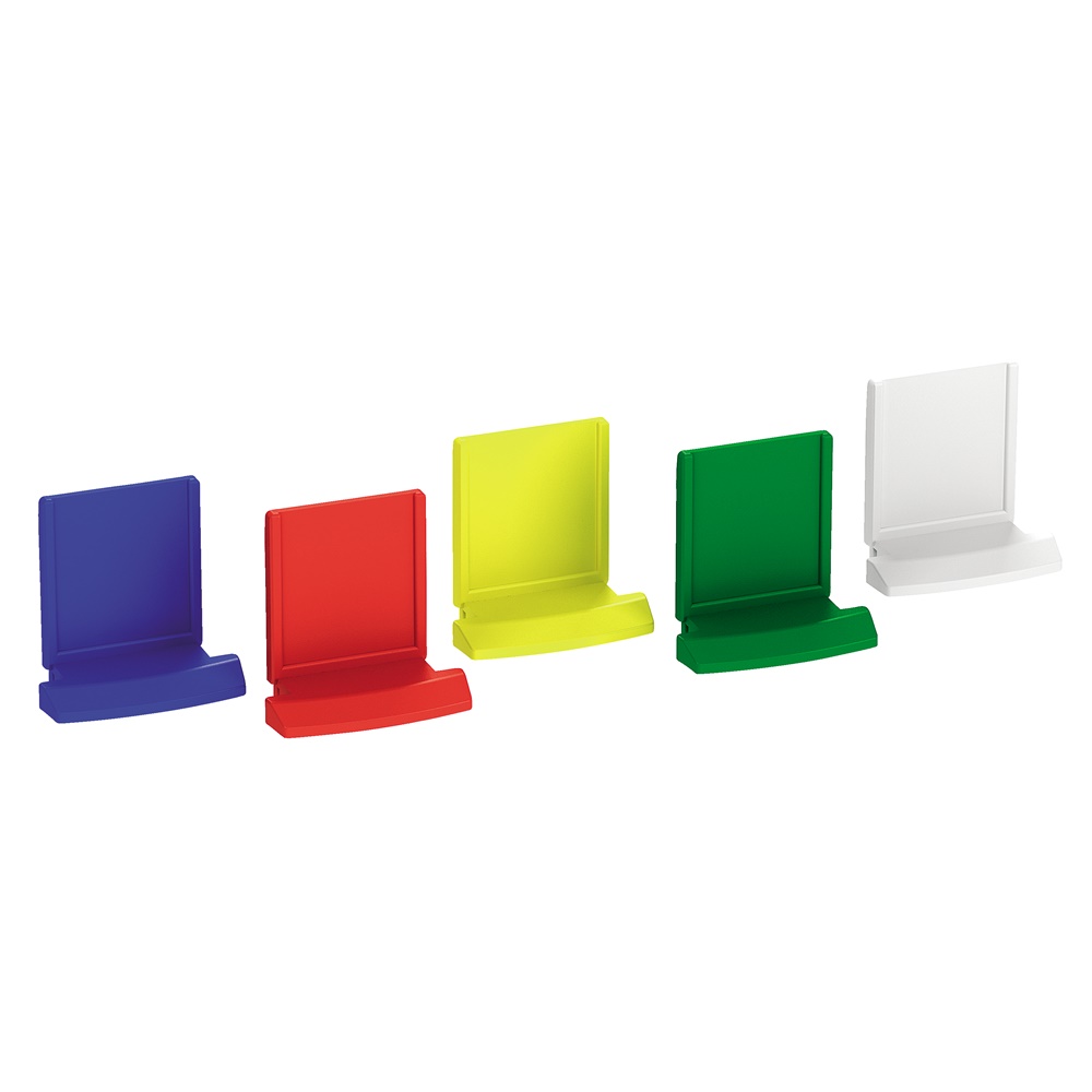 Otturatori verdi RJ45 24 pezzi per pannelli patch dati Actassi 19 identificazione porte rete