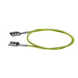 Kit 10 cavi messa a terra anello Actassi 19 per rack patch dati
