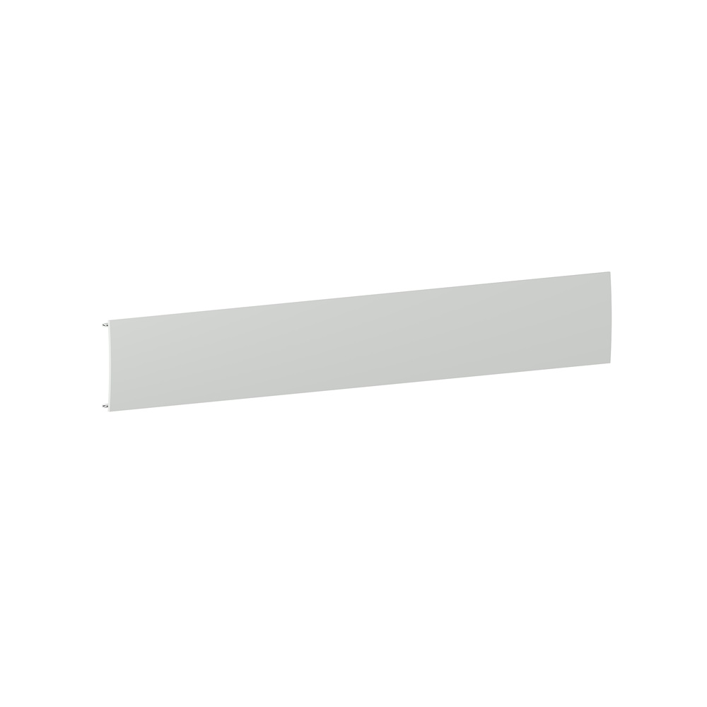 Copriforo 24 moduli PVC grigio RAL 7035 per pannelli elettrici industriali e civili