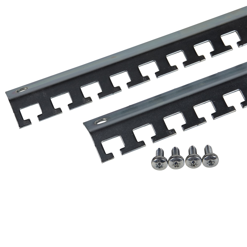 Staffa fissaggio cavi 120° acciaio zincato 800 mm per armadi elettrici PanelSeT