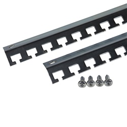 Staffa fissaggio cavi 120° acciaio zincato 800 mm per armadi elettrici PanelSeT