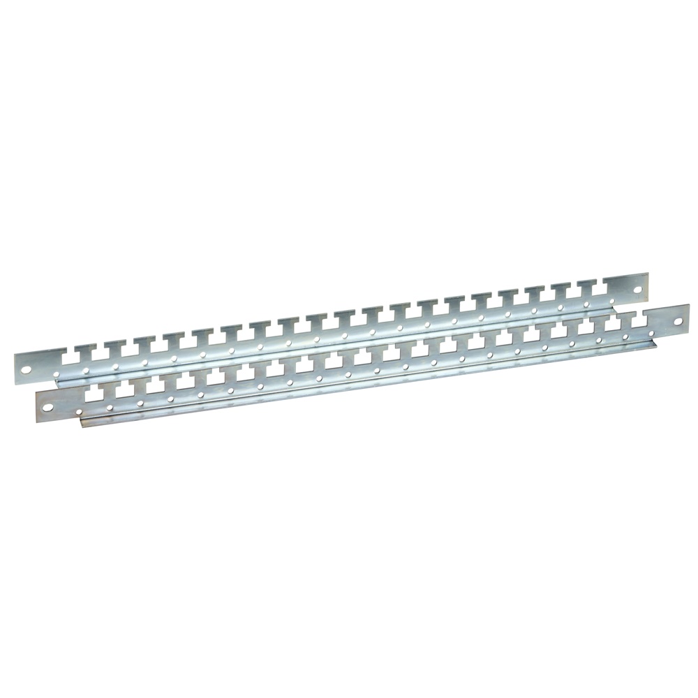 Staffe fissaggio cavi 90° 800 mm acciaio zincato per armadi elettrici PanelSeT