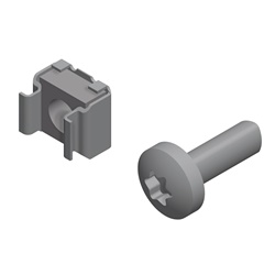 Dadi a gabbia M6 ISO per montaggio accessori 19 set 100 pezzi compatibili Actassi